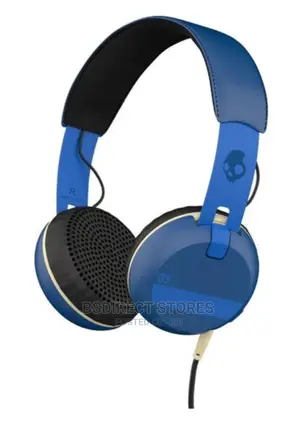 Skullcandy Grind on-Ear Headphones With Built-in Mic, Blue