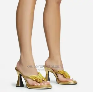 Butter Fly Woman Heel Shoes
