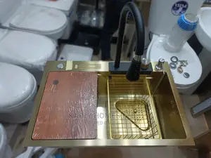 Gold Kitchen Sink (Only Bowl Handmade)