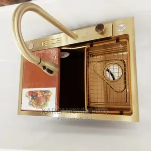 England Handmade Gold Kitchen Sink