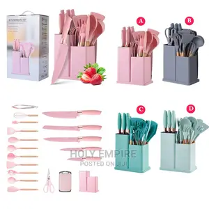 Silicone Kitchen Cookware Kitchenware Non-Stick Spoon Soup