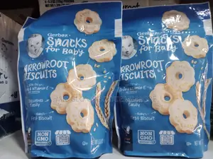 Gerber Snacks for Baby Arrowroot Biscuits