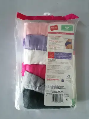 6 PCS Hanes Bikini Cotton Women Panties Underwear - Size 6/M