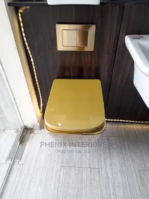 Gold Concealed Water Closet