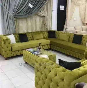 Beautiful L Shape Chesterfield Sofa