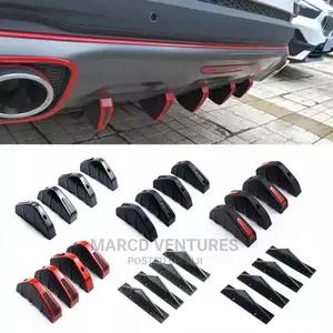 Carbon Fiber Universal Car Triangular Rear Lip Modification