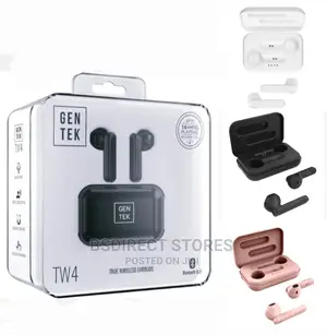 Gentek TW4 True Wireless Earbuds Bluetooth 5.0 Charging Case