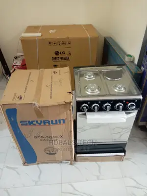 Skyrun Electric/Gas Cooker, GCS-3G1E/X.