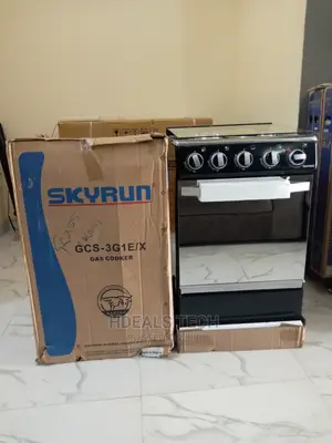 New Skyrun Electric/Gas Cooker, GCS-3G1E/X.