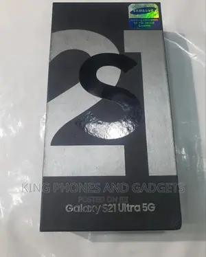 New Samsung Galaxy S21 Ultra 5G 256 GB Black