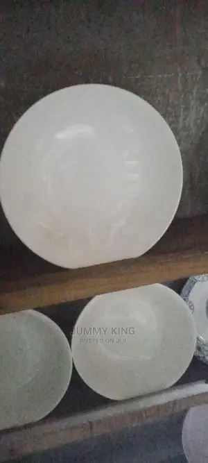 12 Pieces Ceramic Curved and Flat Plates