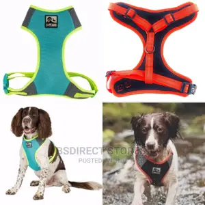 3 Peaks Reflective Mesh Dog Harness Turquoise, Orange. S - L
