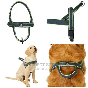 3 Peak SMALL Reflective Vision Padded Dog Harness Navy/Grey