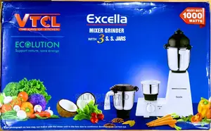 VTCL Excella Mixer Grinder With 3 Jars 1000watts Heavy Duty