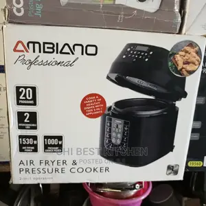 6l 2-in-1 Air Fryer Pressure Cooker Button Control Led