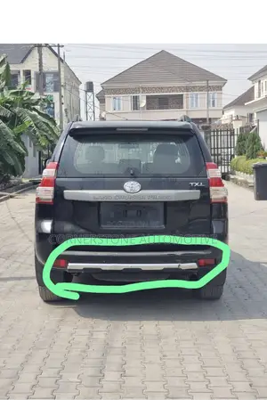 Back Bumper Chrome Prado 2014