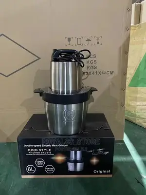 6l Kingstyle Multi-Purpose Food Processor Blender/ Yam Pounder
