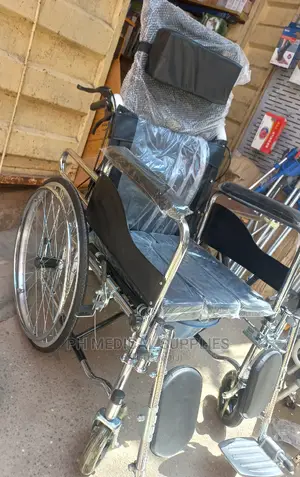 Reclining Wheelchair With Commode
