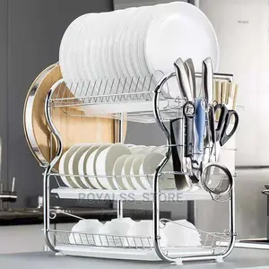 22 Inches 3 Layers Stainless Plate Rack