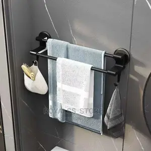 Simple Multifunctional Double Plastic Towel Bar
