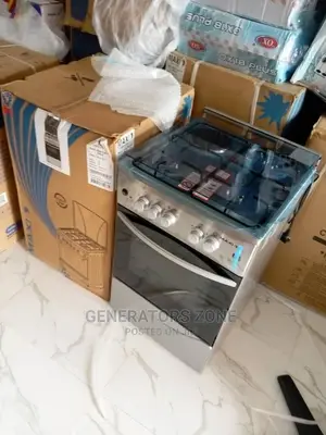 Fc31g2 Maxi 50X50 3B+1P INOX Automatic Gas Cooker+Top Glass