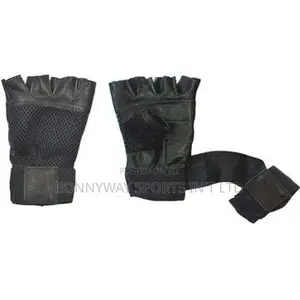 Leather Wrest Gym Gloves