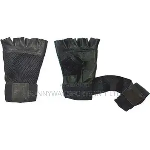 Leather Wrest Gym Gloves