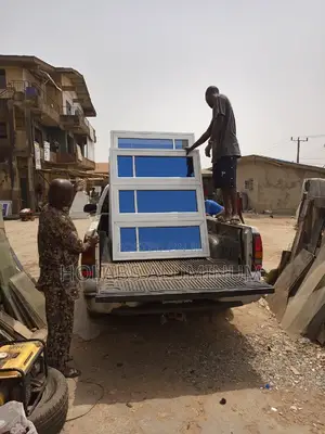Casement Windows Blue Glass