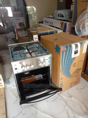 50cm * 50cm 3B+1P INOX 4 Burner Maxi (3 Gas+1 Electric1000w)