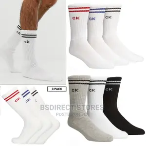 Genuine Calvin Klein Sport Multi Pairs Crew Socks 3 Pairs