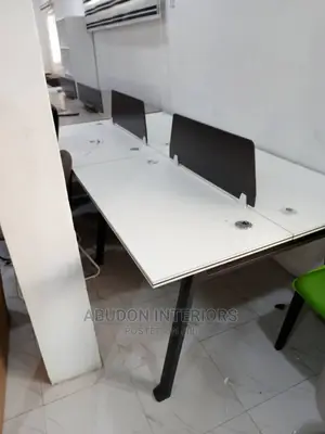 White Top Office Table