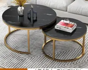 Luxurious Marble Top Extendable Center Table