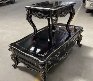 Luxurious Royal Centre Table With Two Side Stools