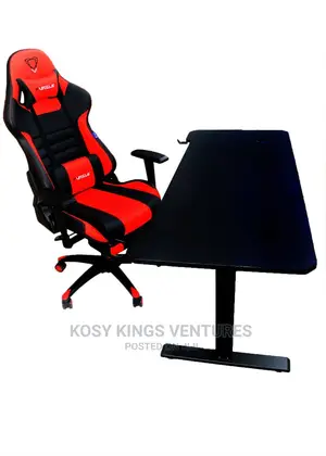 Gaming/Office Chair and Height Adjustable Table