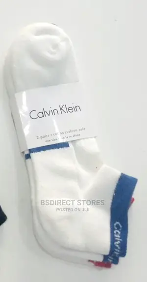 CALVIN KLEIN Unisex Pack of Two Cushioned Trainer Socks