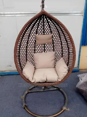 Quality Rattan Made Indoor/Outdoor Hanging Swing Chair.