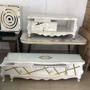Luxurious Royal TV Stand With Centre Table