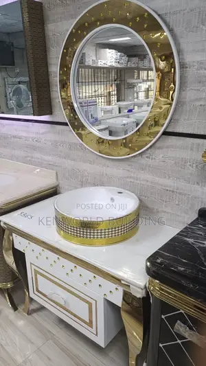 Cabinet Basin With Led Mirror