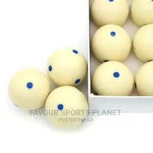 Blue Dotted Cue Balls Available at Sports Planet