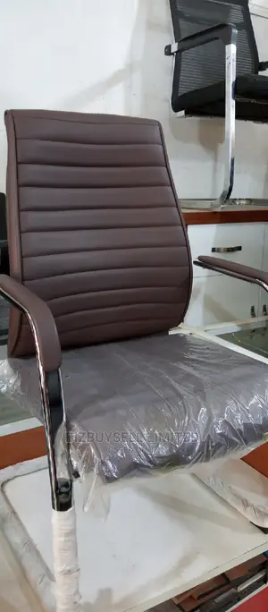 Senior Executive Office Visitors Chair With Armrest.