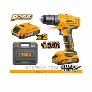 10 Mm Ingco Cordless Drill Lithium Ion 20V, 20W