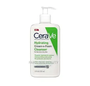 Cerave Hydrating Cream to Foam Cleanser