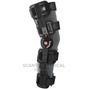 ROM Knee Leg Brace -Adjustable Hinged Knee Immobilizer