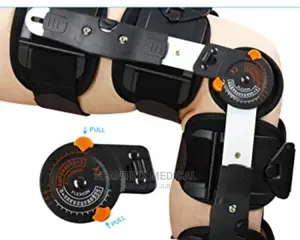 ROM Knee Leg Brace - Adjustable Knee Immobilizer