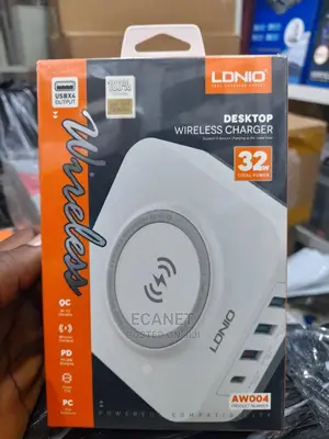 32w Wireless Charger With 4USB Port