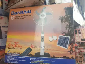 Duravolt AC/DC Rechargeable Standing Fan ( 16 Inches)