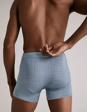 Marks and Spencer Polka-Dot 3 Pack Microskin Supersoft Trunk