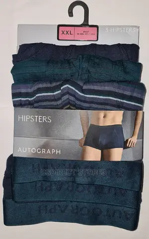 Marks and Spencer Green Mix 3 Pack Supersoft Cotton Hipsters