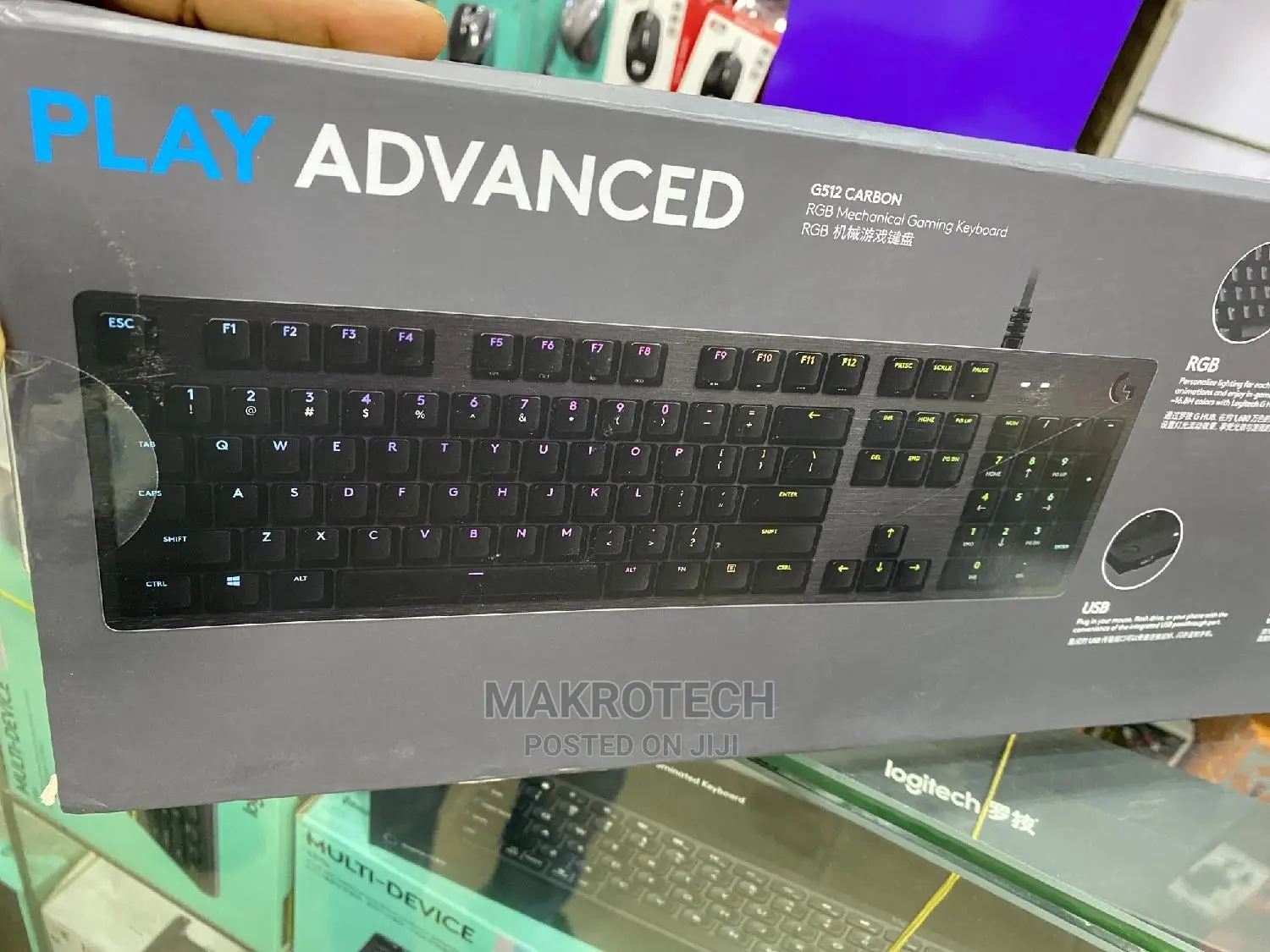 Logitech G512 Carbon Lightsync Rgb Mechanicalgaming Keyboard