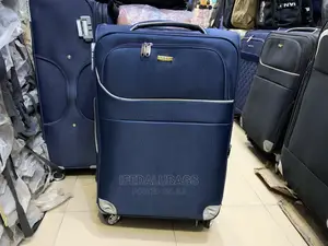 Medium Size Blue Traveling Luggage